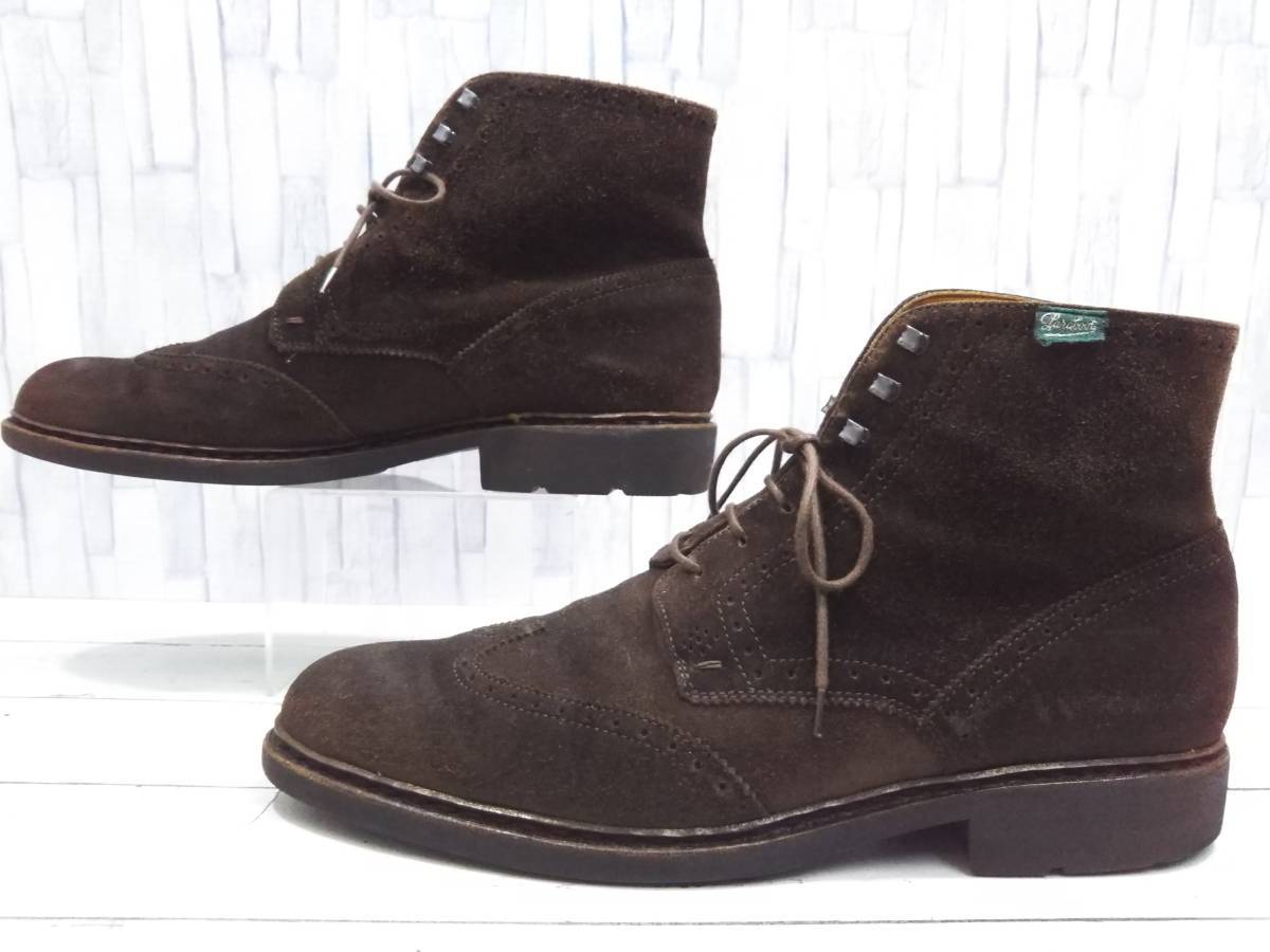 箱付】PARABOOT パラブーツ レースアップブーツ ウィングチップ