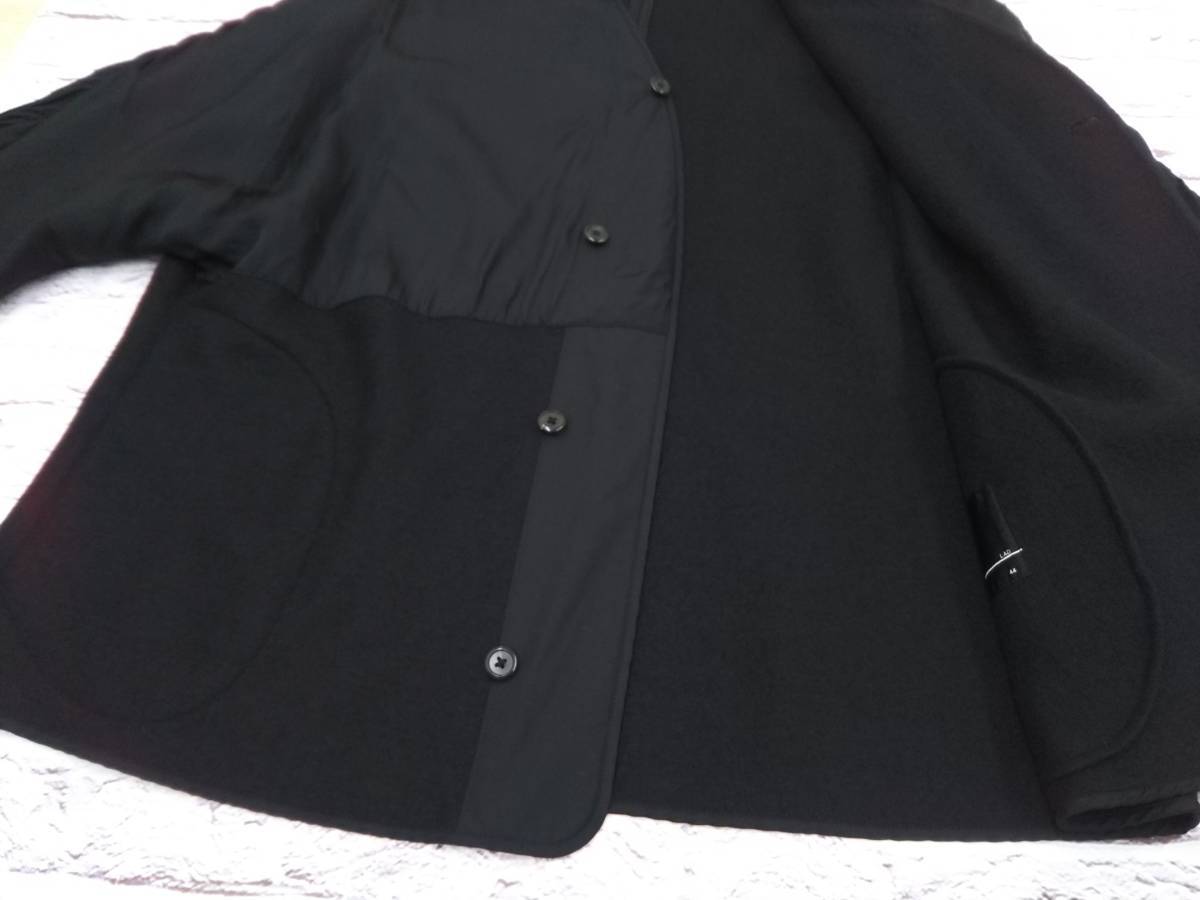 ☆LADMUSICIAN ラッドミュージシャン ライナー コート ショート LINER COAT SHORT 日本製 サイズ44 ブラック 店舗受取可_画像4