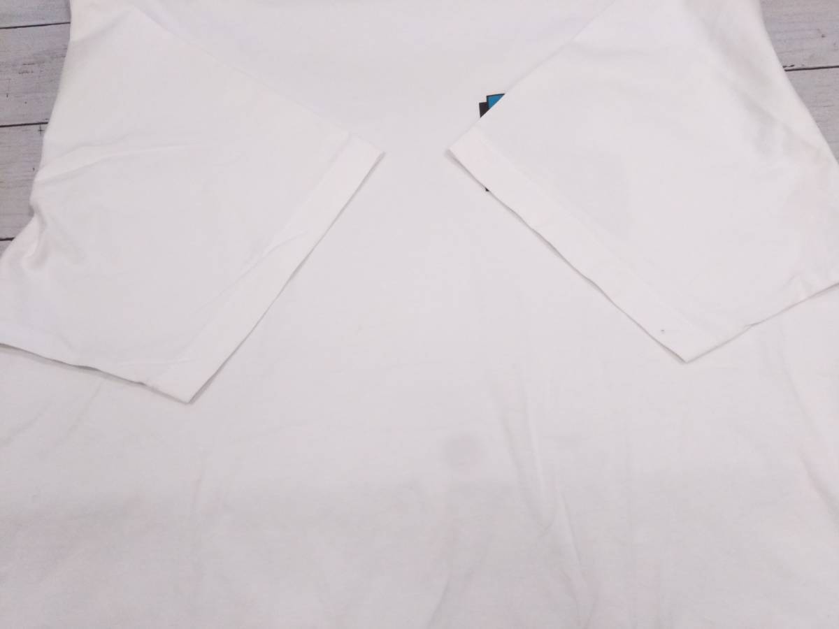 MARCELO BURLON マルセロブロン ロゴグラフィックTシャツ 半袖Tシャツ ポルトガル製 メンズ サイズ L ホワイト 店舗受取可_画像5