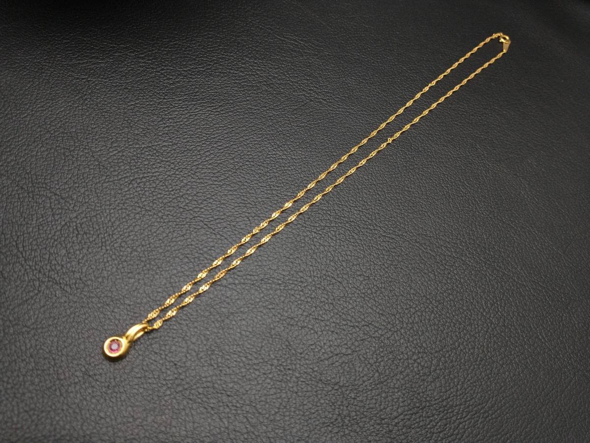 クレスに K18 45cm の通販 by beet's shop|ラクマ イエローゴールド