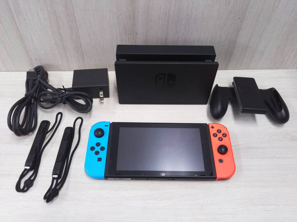 Nintendo Switch Joy-Con(L) ネオンブルー/(R) ネオンレッド(HACSKABAA) 