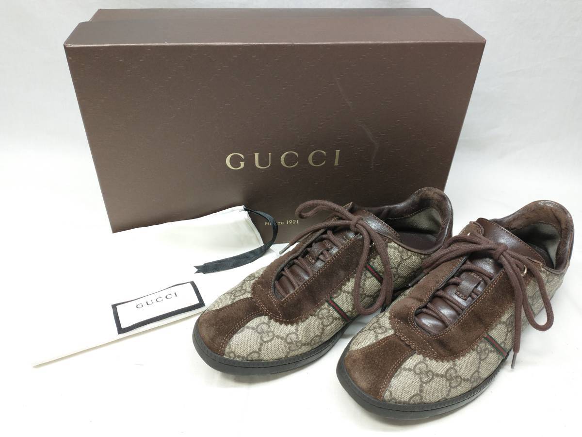 GUCCI スニーカー サイズ35 1/2 約22.5cm 箱有 246340 シェリーライン