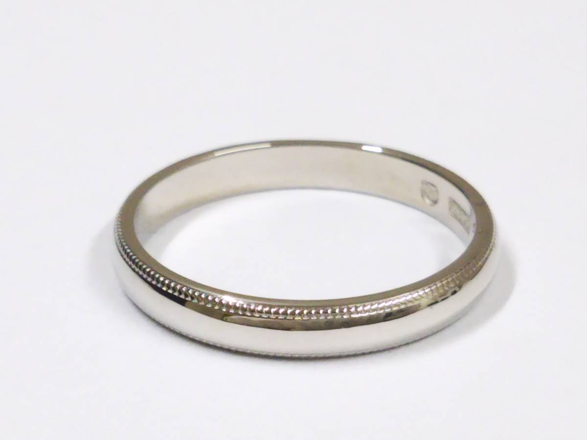 クリーニング済】MIKIMOTO Pt950 プラチナ リング 総重量約3.6g 約12号