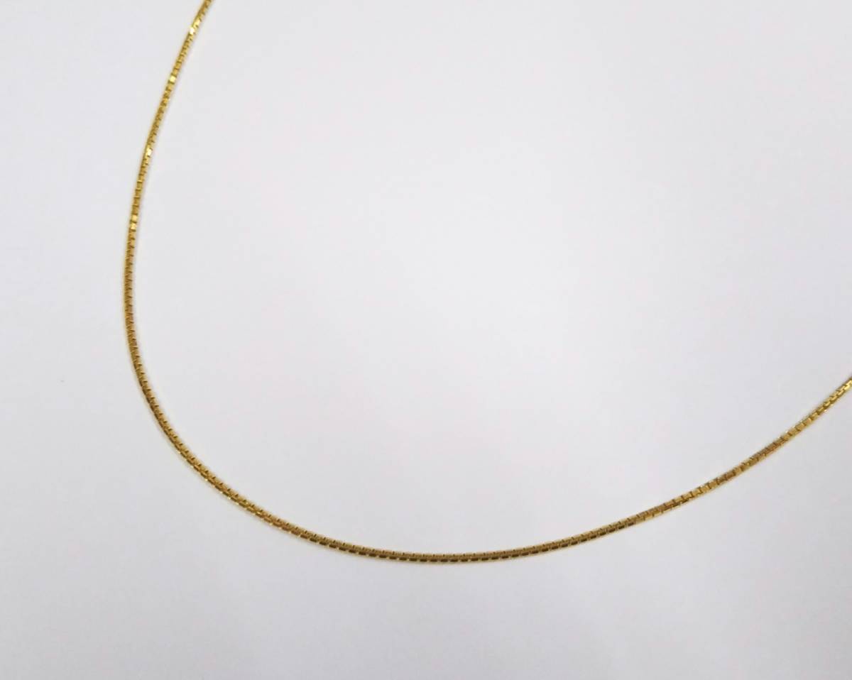 クリーニング済】K18 ゴールド ネックレス 総重量約3.5g 約42cm ...