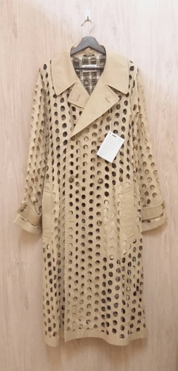 Maison Margiela/メゾンマルジェラ/コート/S51AH0153 Punched Holes Trench Coat/20SS/ベージュ/サイズ40の画像1