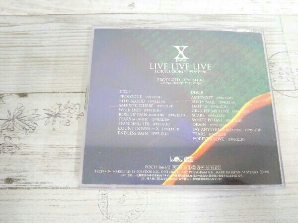 X JAPAN CD LIVE LIVE LIVE_画像2