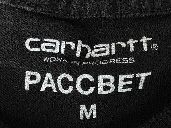 コラボ Carhartt × PACCBET ポケット半袖Tシャツ M カーハート ラスベート ブラック 店舗受取可_画像5