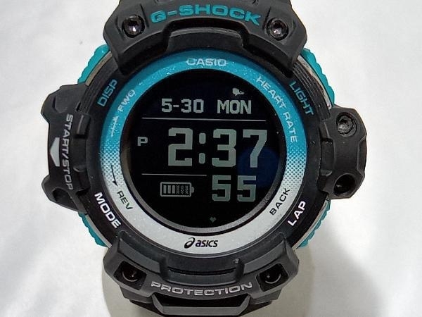 CASIO カシオ G‐SHOCK GSR-H1000 ブルー系 asicsコラボ 充電式 時計