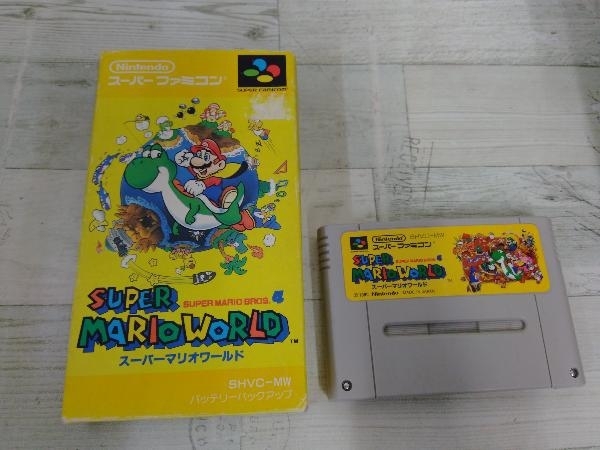 【説明書欠品】SFC スーパーマリオワールド_画像1