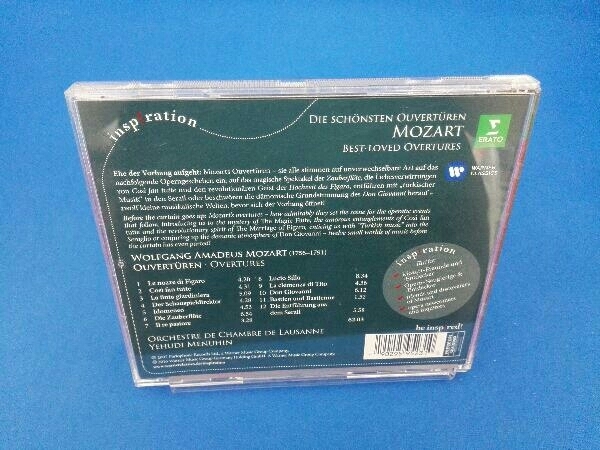 W.A.Mozart CD 【輸入盤】Die Schonsten Ouverturen_画像2