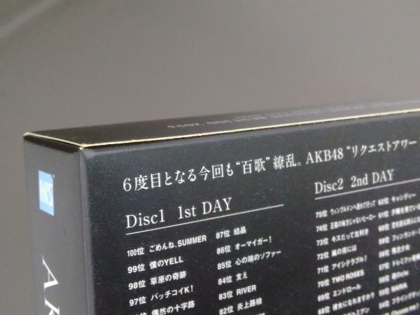 DVD AKB48 リクエストアワーセットリストベスト100 2013 4DAYS BOX_一部汚れあり