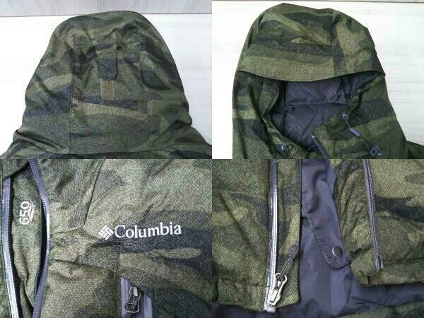 Columbia コロンビア SE4261 パウダーダウンジャケット ピートモスカモプリント Mサイズ グリーン_画像6