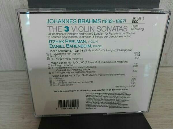 Brahms(アーティスト) 【輸入盤】Violin Sonatas (Comp)_画像2