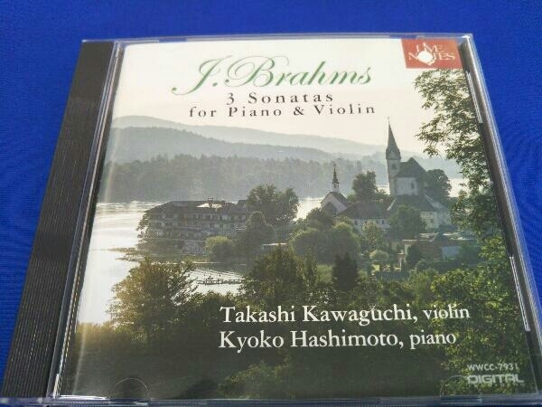 川口尭史/橋本京子 CD ブラームス:ピアノとヴァイオリンのためのソナタ全3曲_画像1