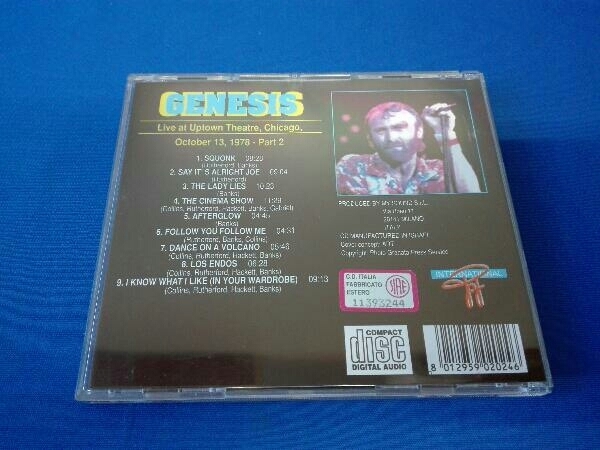 輸入盤CD ジェネシス　GENESIS LIVE IN CHICAGO 1978 Part2_画像2