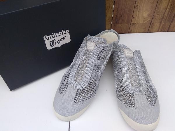 【箱付き】Onitsuka Tiger オニツカタイガー サンダル MEXICO 66 SABOT シルバー 1183A707-020 31cm 店舗受取可