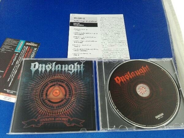 オンスロート 国内盤CD ジェネレーション・アンチクライスト ONSLOUGHT GENERATION ANTICHRIST_画像3