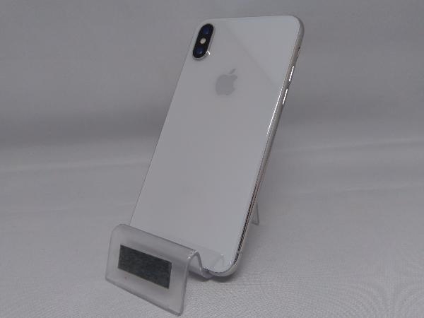 SoftBank 【SIMロック解除済】MQC22J/A iPhone X 256GB シルバー SB