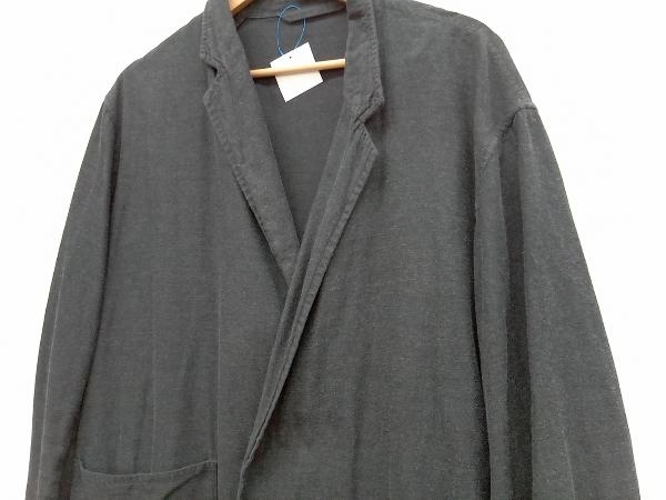 COMOLI 17AW／l03-03001 テーラードジャケット 作務衣ジャケット 紐欠品 コモリ サイズ3 ダークグレー オーバーサイズ