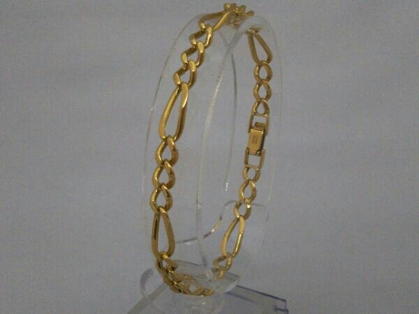 デザインブレスレット K18 約19cm 約10.8g muniatalaya.gob.pe