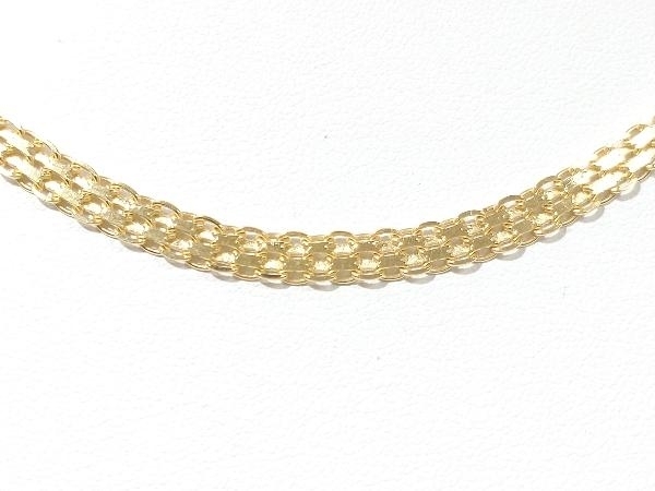 K18 ゴールド (総13.4g) 45cm デザイン ネックレス