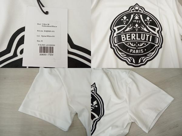 Berluti ベルルッティ ロゴT ホワイト Tシャツ Mサイズ(文字、ロゴ 