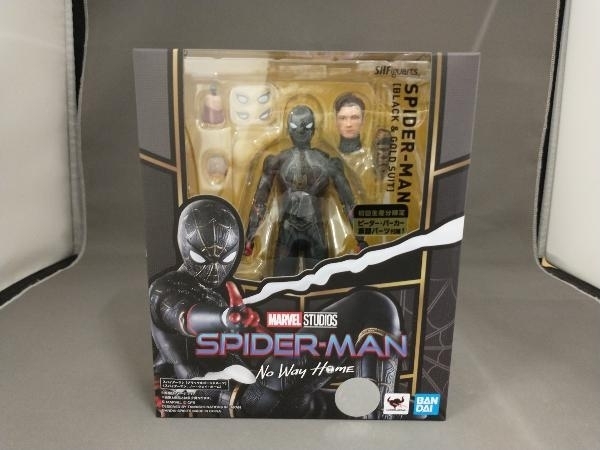  нераспечатанный товар дополнительный подарок S.H.Figuarts Человек-паук [ черный & Gold костюм ] Человек-паук :no-* way * Home 