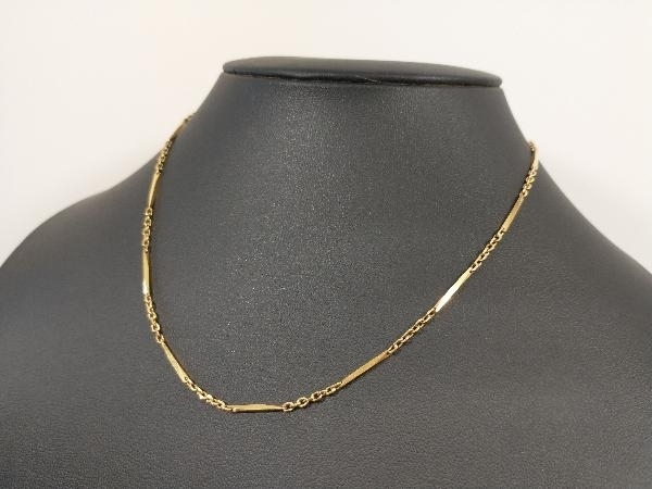 K18 切子チェーンネックレス 5.7g 40cm 18K 18金 ゴールド 切り子 店舗