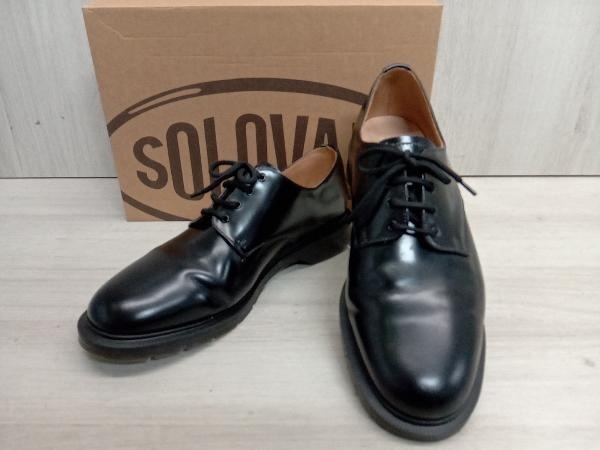 SOLOVAIR 4 Eye Shoe ソロヴェアー ギブソンシューズ 4-996 ブラック