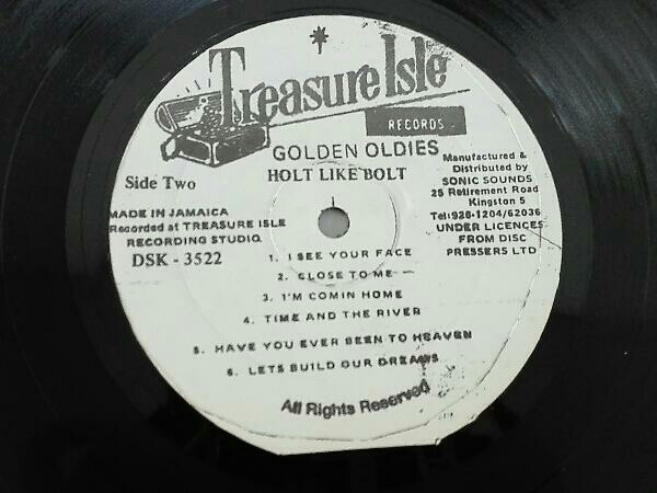 【LP】John Holt　Like a Bolt　DSK-3522_画像4