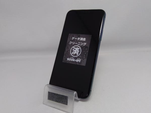 au 【SIMロック解除済】MWC62J/A iPhone 11 Pro 64GB ミッドナイトグリーン au