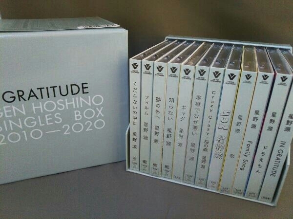 星野源 CD Gen Hoshino Singles Box 'GRATITUDE'(12CD+11DVD)_画像1