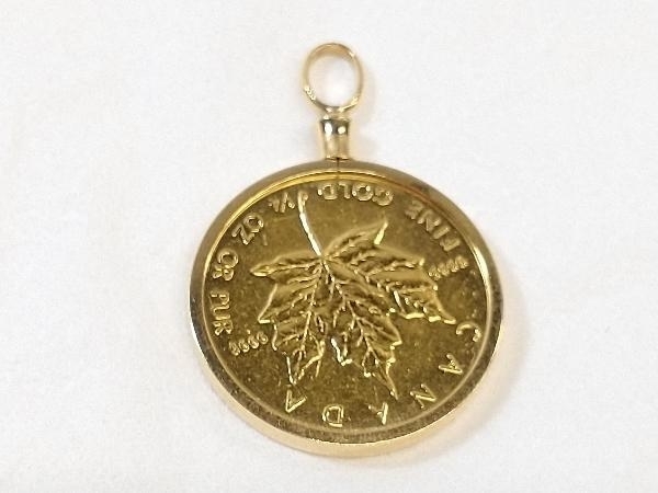 5☆好評 K18 K24 ゴールド 総8.8g 1986年 メープルリーフ コイン 金貨 硬貨