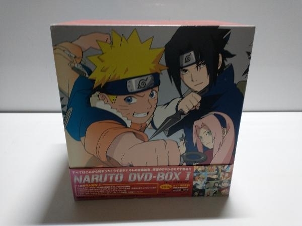 ポストカード1枚欠品、盤面傷あり DVD NARUTO-ナルト- DVD-BOX 参上!うずまきナルト(完全生産限定版)_画像1