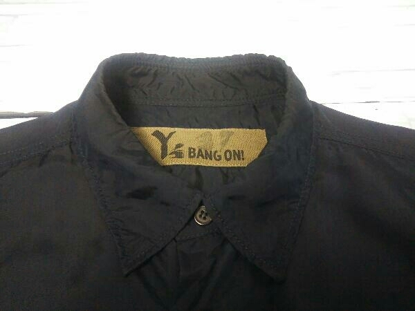 Y's BANG ON! ワイズ バングオン No.37 キュプラツイルシャツ 2 ネイビー YA-B37-256 Yohji Yamamoto ヨウジヤマモト_画像3