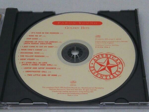 FARON YOUNG CD GOLDEN HITS 輸入盤_画像3