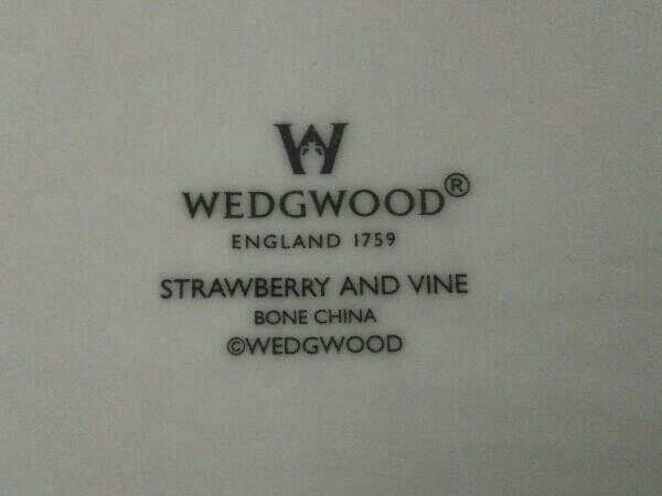 (1)WEDGWOOD ウェッジウッド ストロベリー＆バイン プレート 約28cm 1枚_画像4