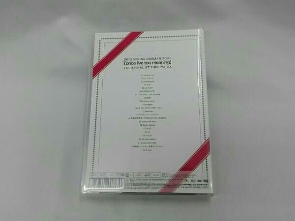 DVD 2013 SPRING ONEMAN TOUR[once live too meaning]TOUR FINAL AT SHIBUYA-AX_画像2