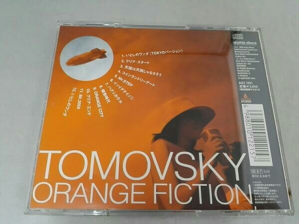 TOMOVSKY CD ORANGE FICTION トモフスキー 大木知之_画像2