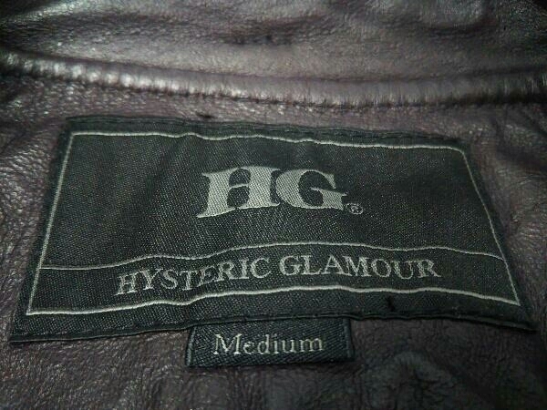 HYSTERIC GLAMOUR ヒステリックグラマー レザージャケット ピッグスキン M ブラウン 4LB-1562 店舗受取可_画像6