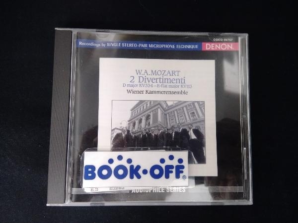 ウィーン室内合奏団 CD モーツァルト:ディヴェルティメント K.334&113(HQCD)_画像1