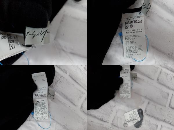 YOHJI YAMAMOTO ヨウジヤマモト FH-K16-470 七分袖ニット ブラック Mサイズ サイズ表記2 店舗受取可_画像5