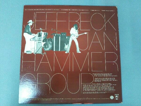 レコード【JEFF BECK】WITH THE JAN HAMMER GROUP LIVE_画像2