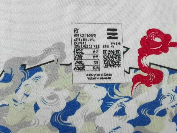 【タグ付】ATMOS×Graphic designer MILTZ メンズ size:XL 半袖Tシャツ ホワイト アトモス_画像6