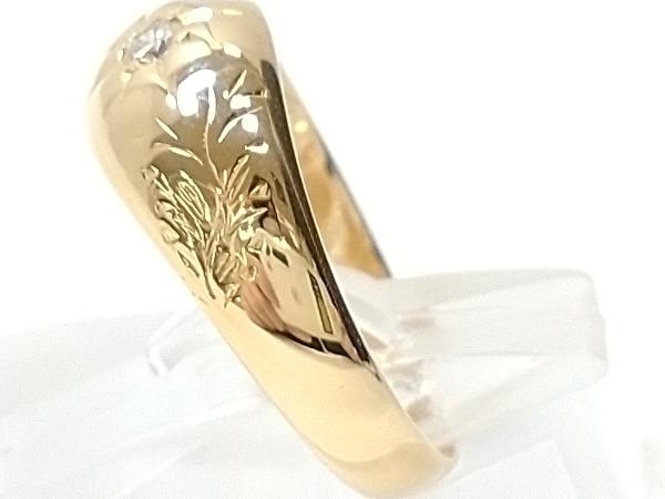 仕上済☆K18☆ダイヤモンドリング☆0.05ct☆12号 | www