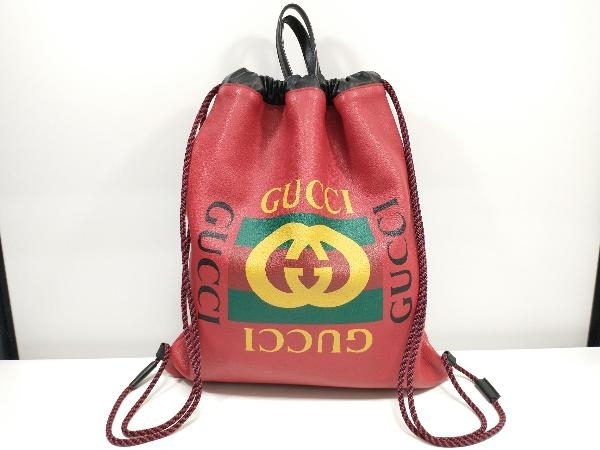 GUCCI グッチ ドローストリング リュックサック バックパック 巾着