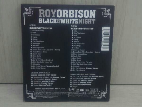 ロイ・オービソン CD ブラック&ホワイト・ナイト~30周年記念エディション(完全生産限定盤)(DVD付)(紙ジャケット仕様)_画像2