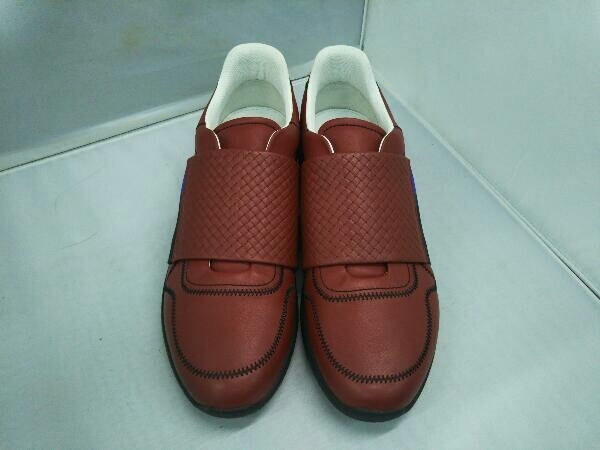 BOTTEGA VENETA ボッテガヴェネタ レザースニーカー メンズ レッド