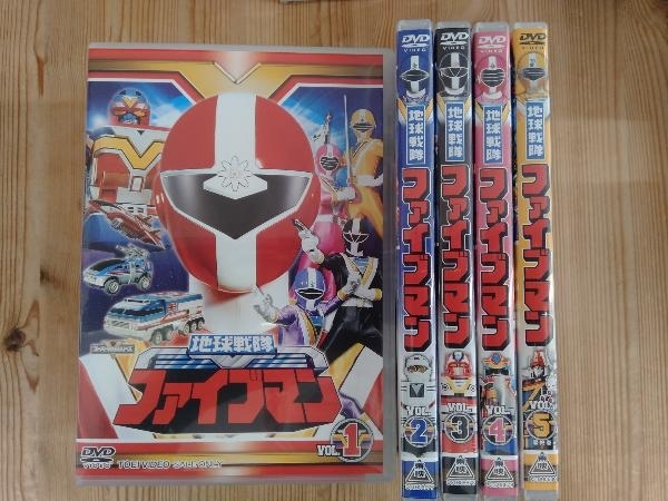 DVD [全5巻セット]地球戦隊ファイブマン スーパー戦隊シリーズ Vol.1~5