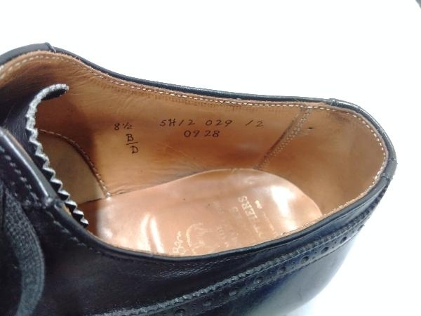 Brooks Brothers / Brooks Brothers 0928 ALDEN made race up dress shoes wing chip inside feather black size 26.5cm